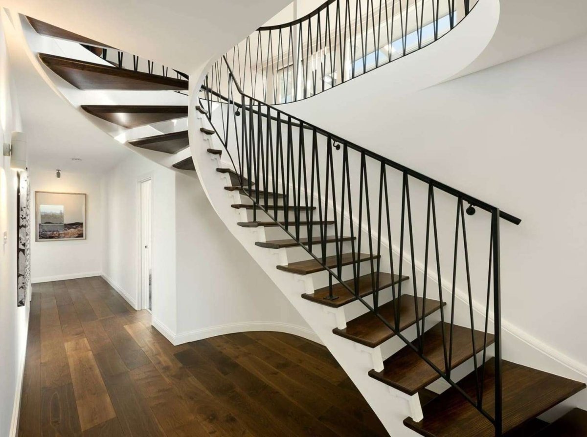 Лестница лофт ограждения сетка