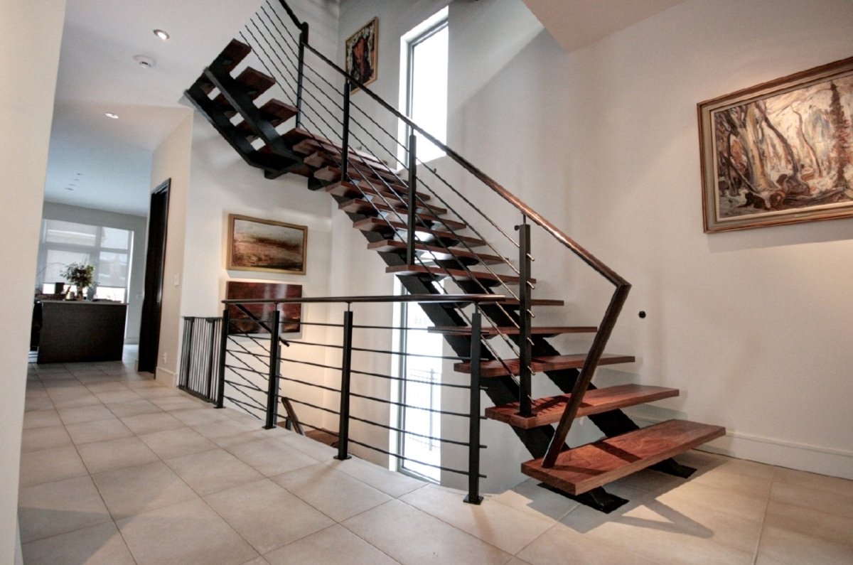 Перила лофт из металла l-08 Stone