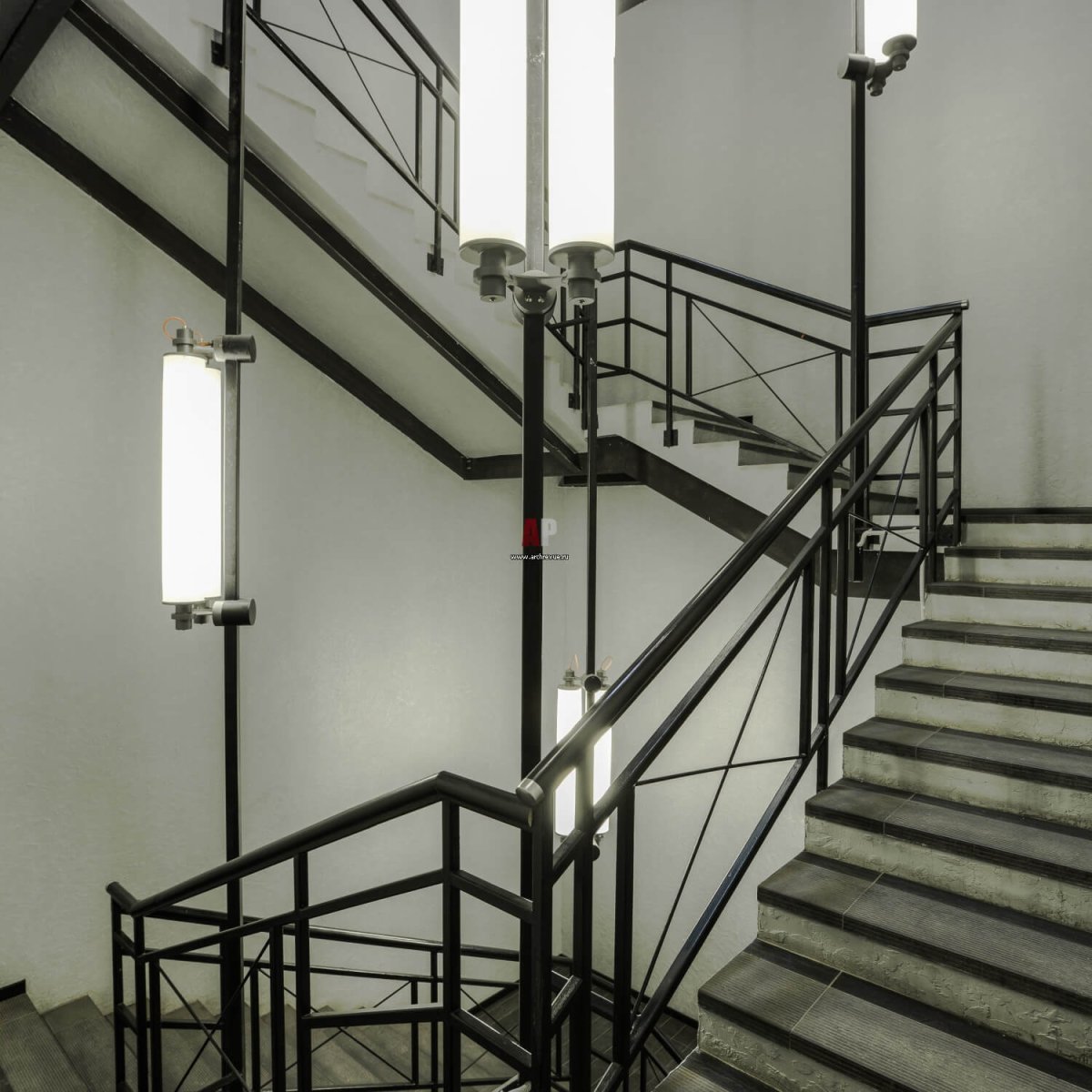 Перила металлические Минимализм