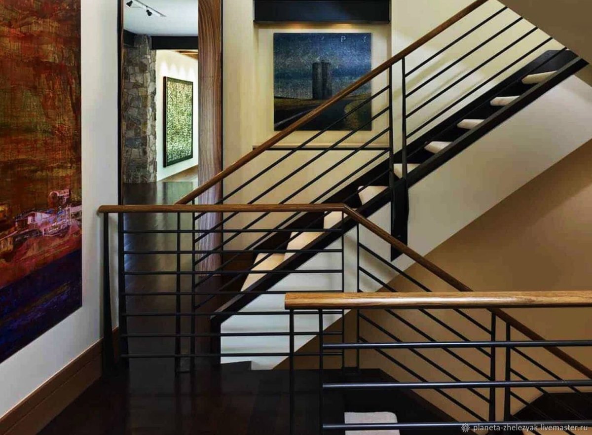 Перила в стиле лофт