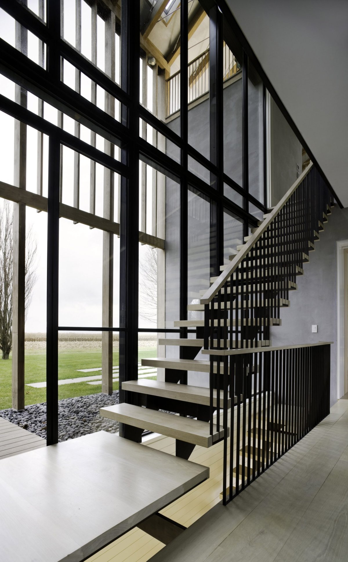 Перила для лестницы из металла