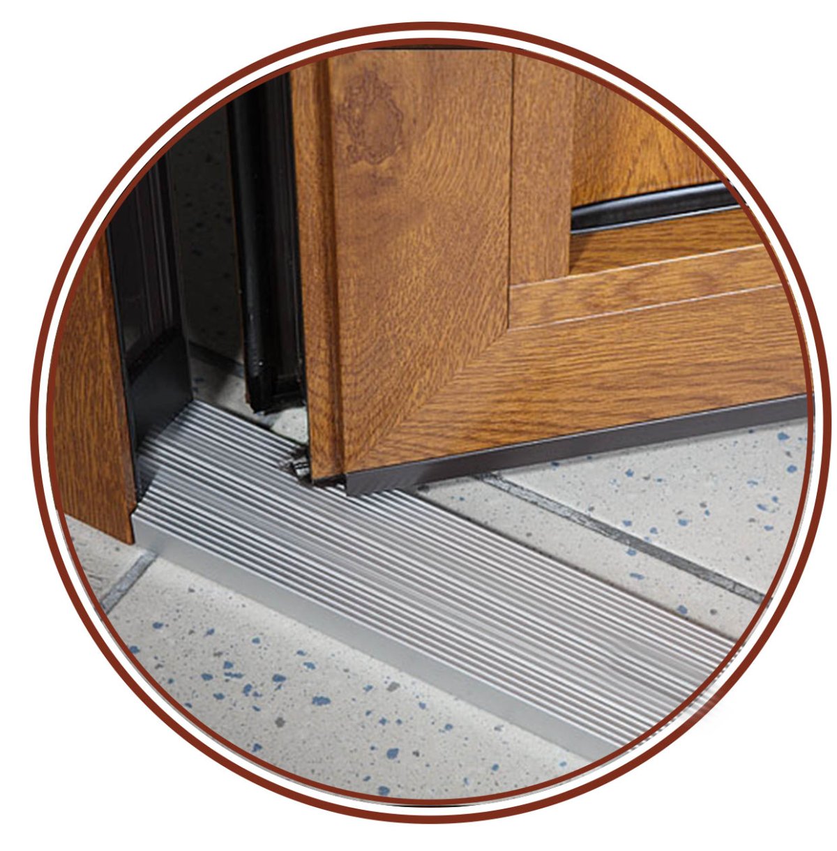 Отделка порога входной двери