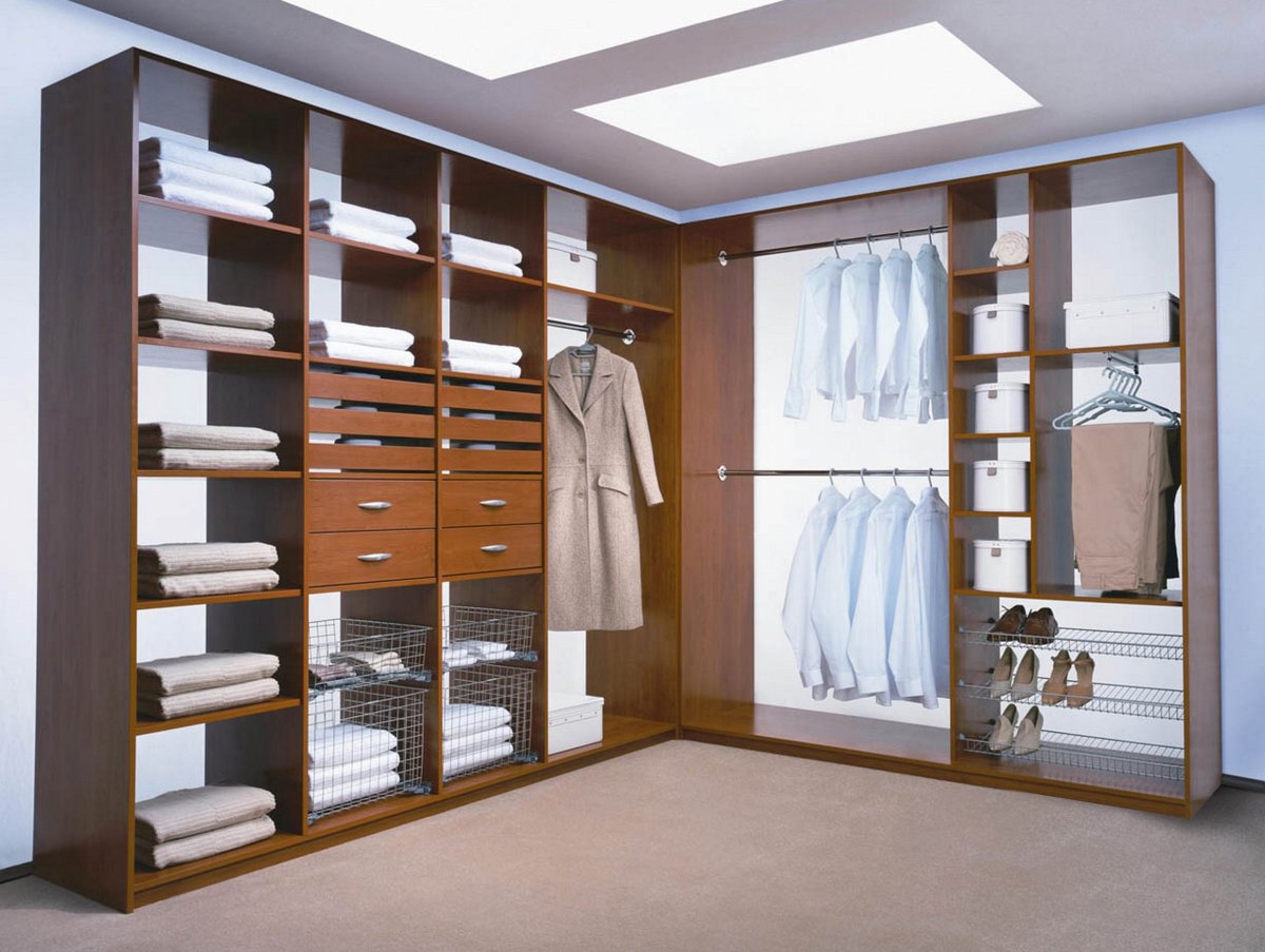 Гардеробная глубиной 100 см