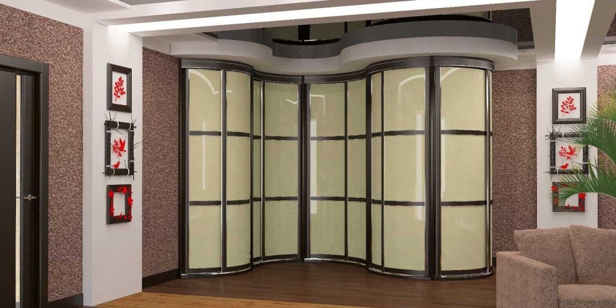 Радиусный шкаф купе