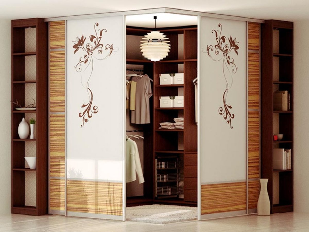 П- образная гардеробная готовый проект