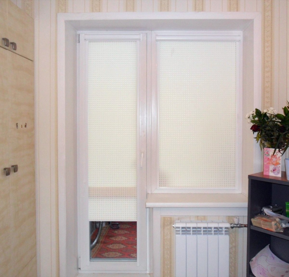 Жалюзи на балконный блок