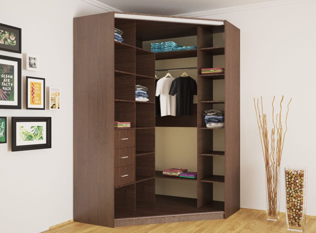 Угловой шкаф купе