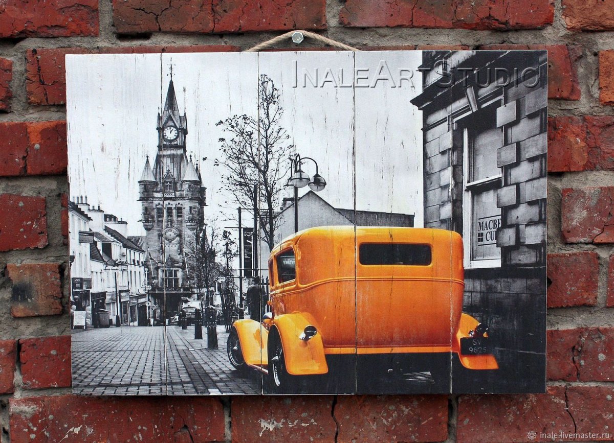 Панно в стиле лофт