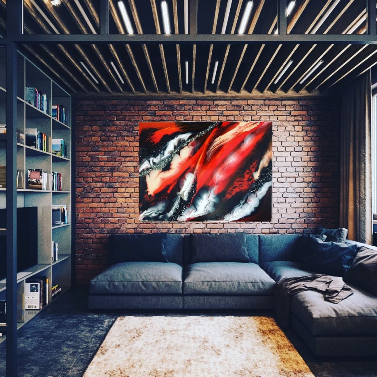 Постеры лофт для интерьера