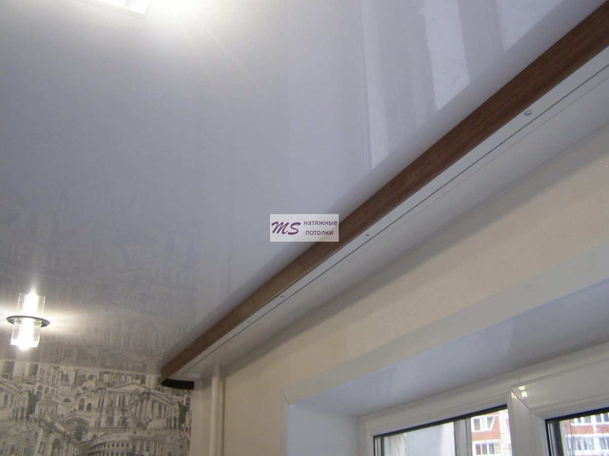 Потолочная гардина на натяжной потолок