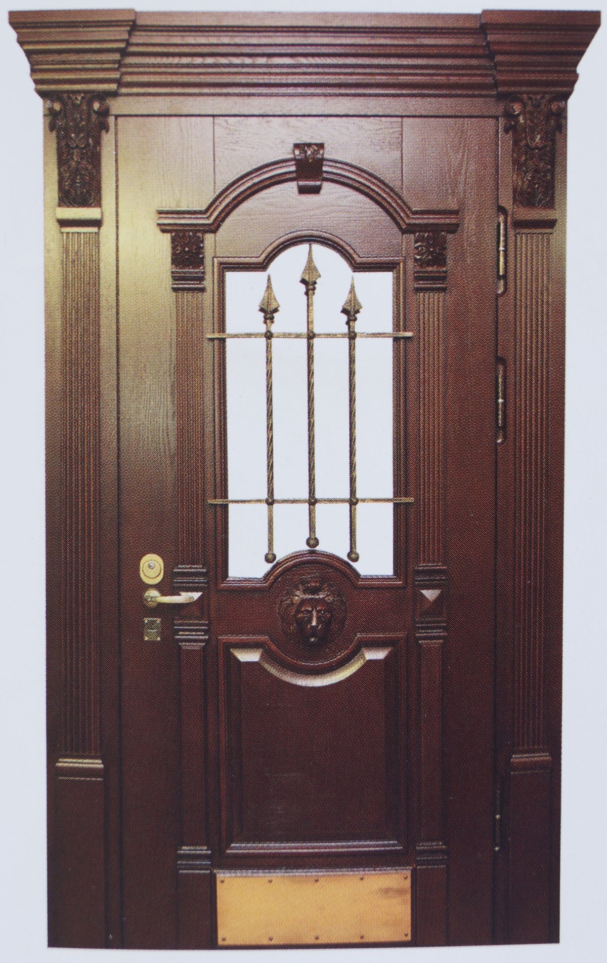 Шикарные деревянные двери