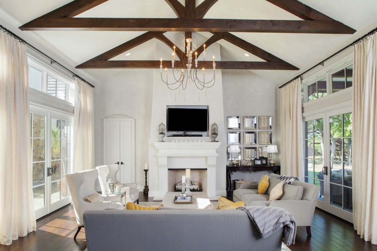 Фальшбалки в интерьере Скандинавский стиль