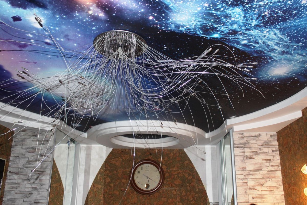 Натяжной потолок звездное небо