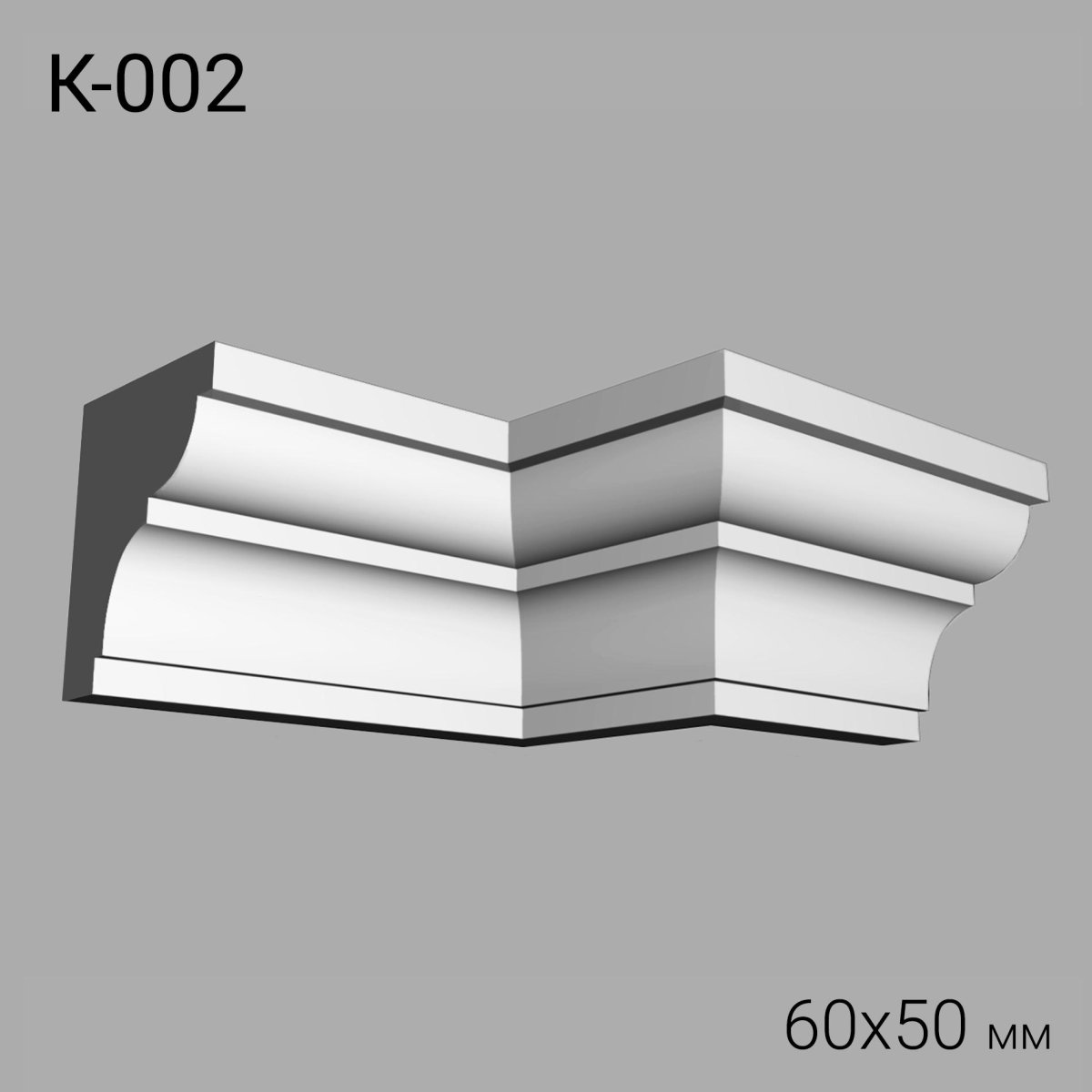 Лепной декор Corsa карниз к16