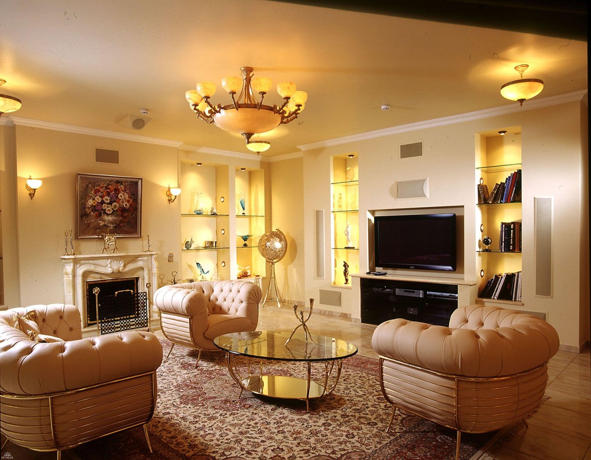 Красивые гостиные комнаты