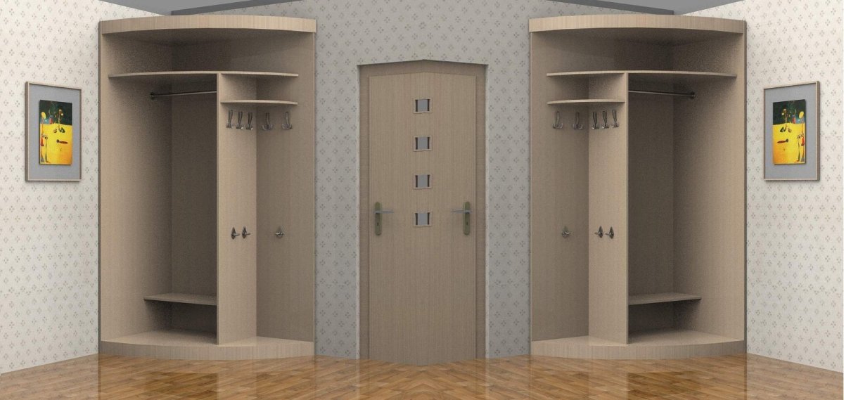 Угловая прихожая Неоклассика