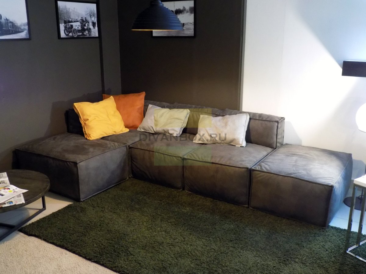 Диван лофт серый