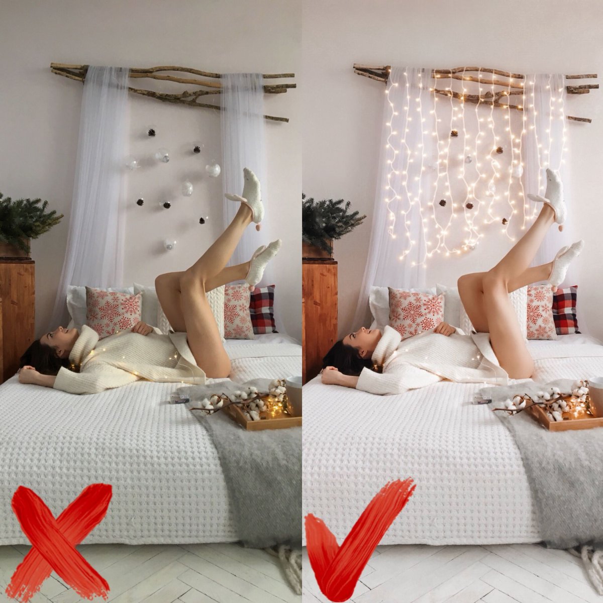 Фотосессия на кровати идеи