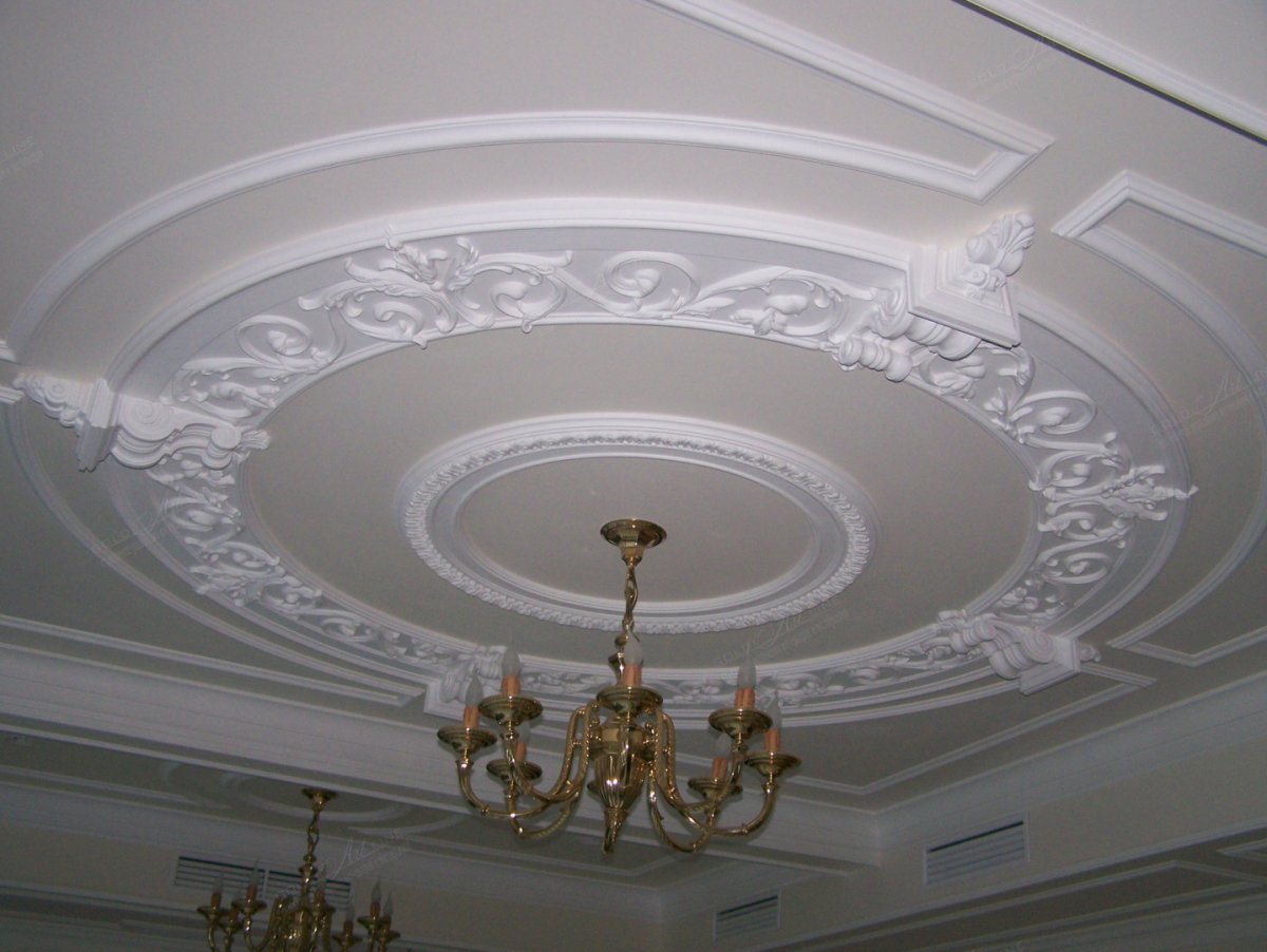Красивые потолки из гипса