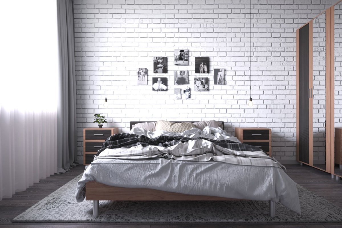 Спальня лофт 13м3