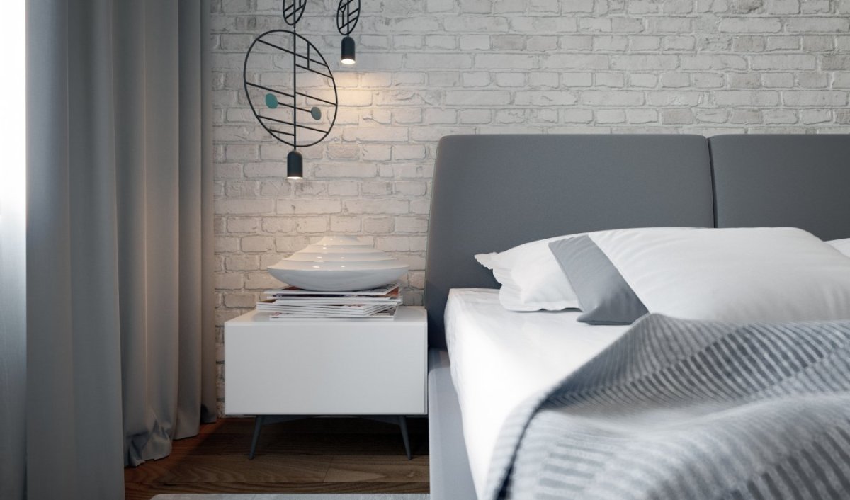 Спальня лофт 10 кв м