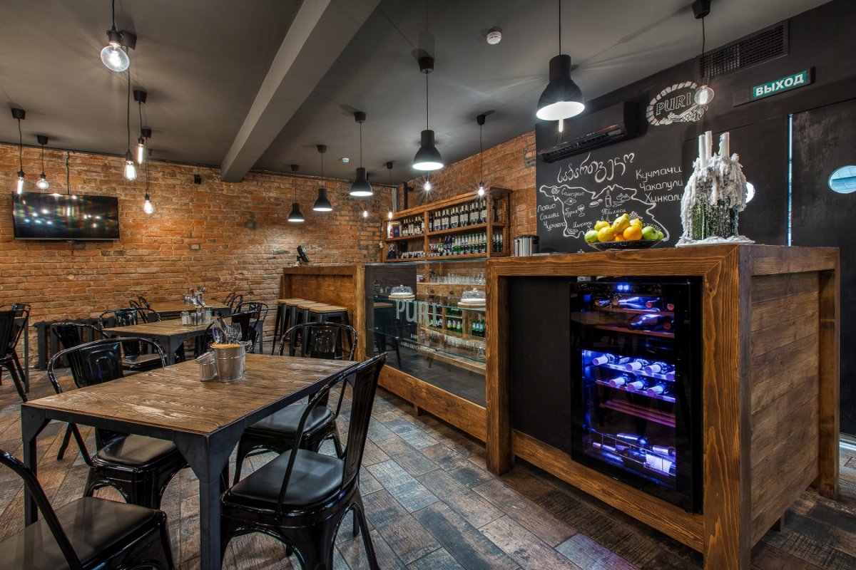 Кафе в стиле Loft