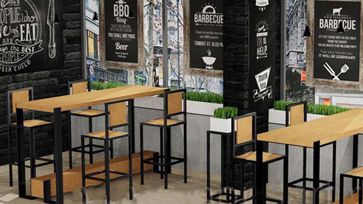 Кафе в стиле лофт