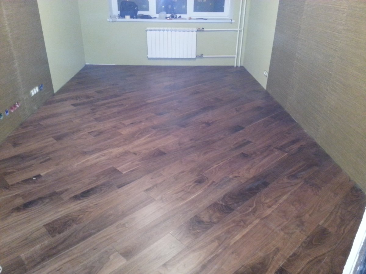 Ламинат по диагонали