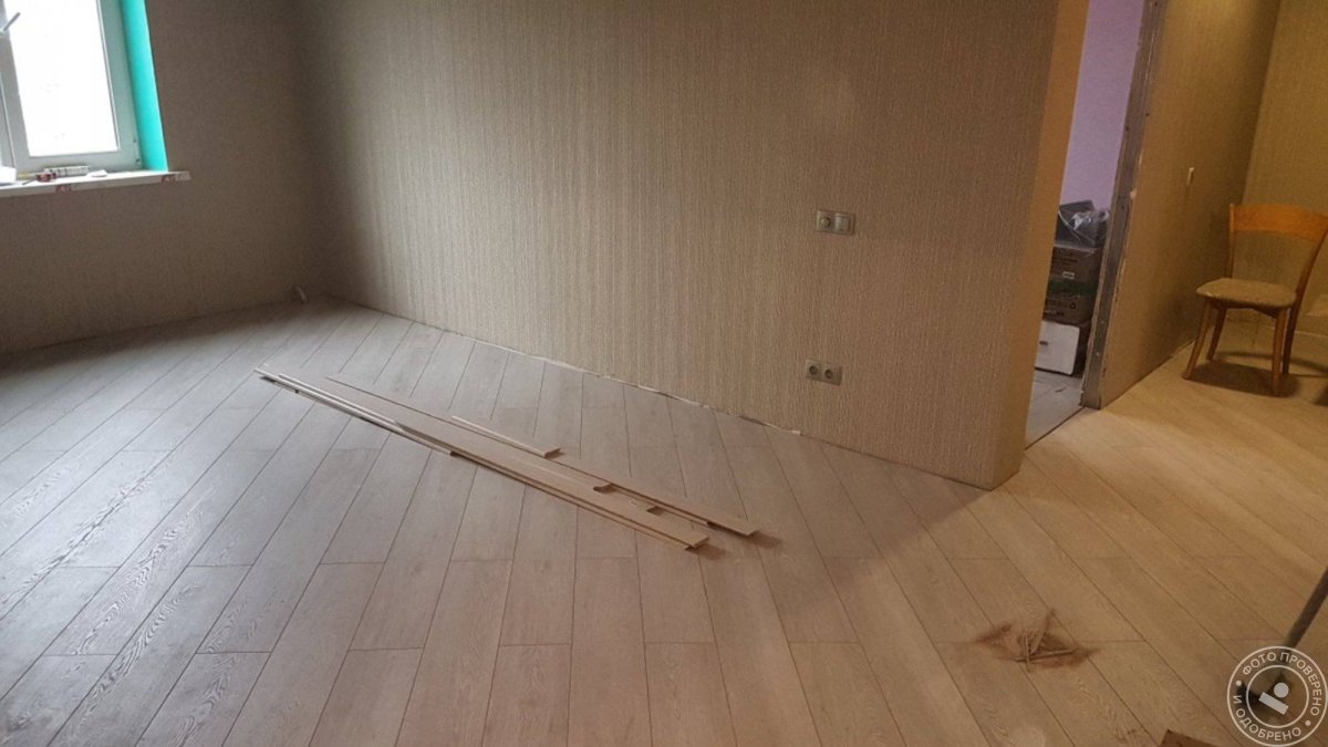 Ламинат по диагонали