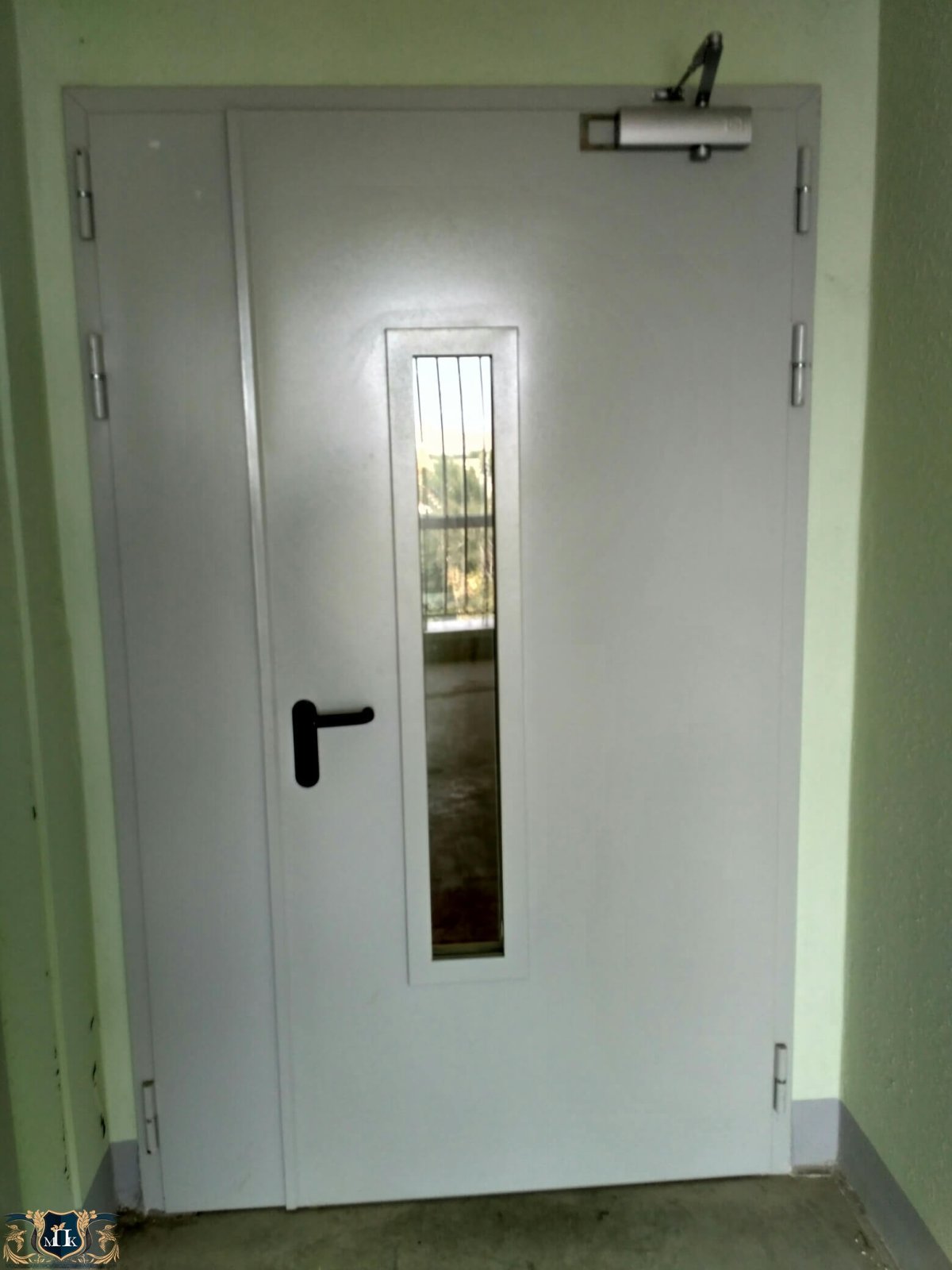 Двери противопожарные металлические в подъезд п44т