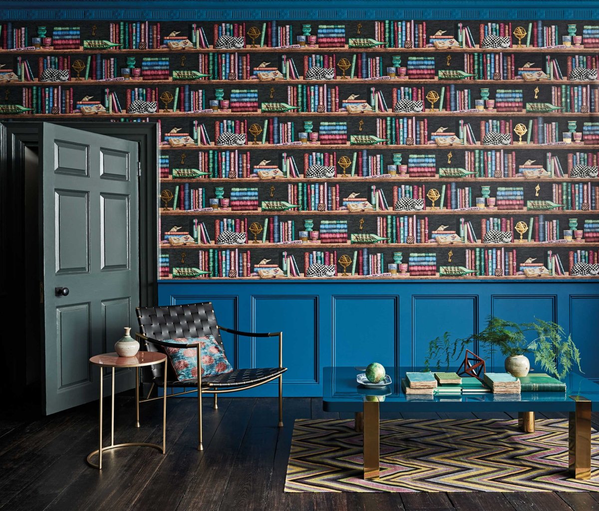 Фотообои с книжными полками