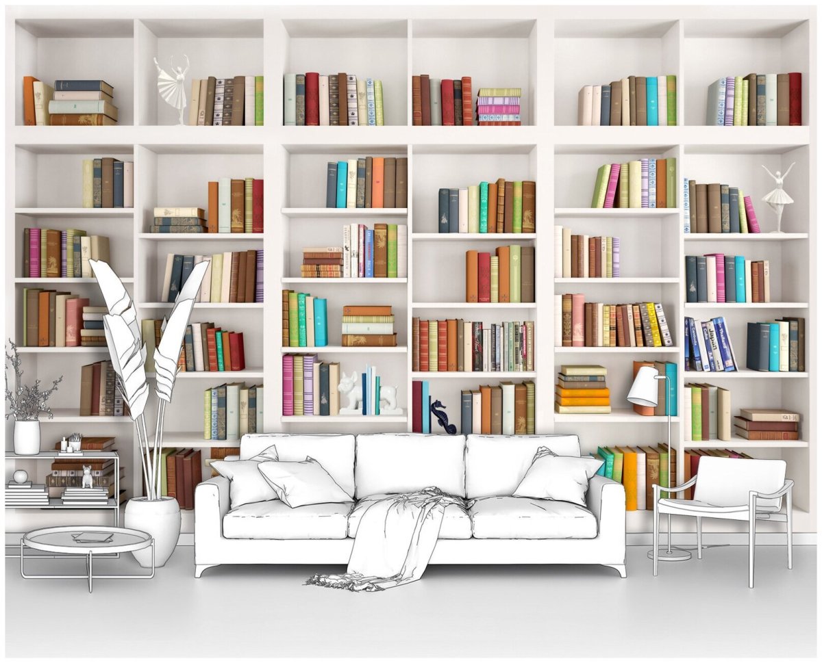 Старинные книжные полки