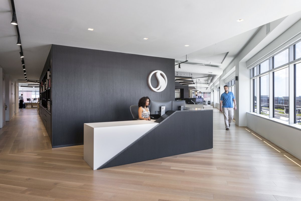 Современный интерьер приемной