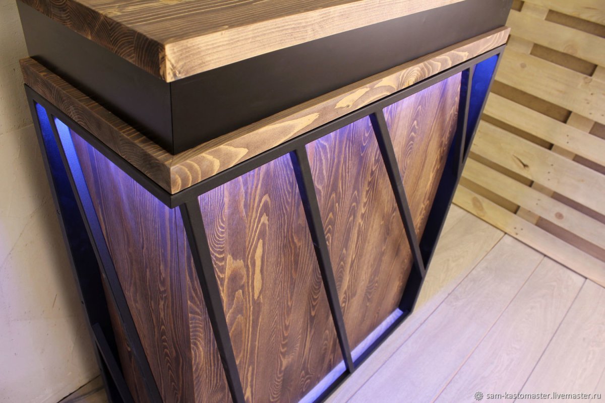 Стойка ресепшн лофт