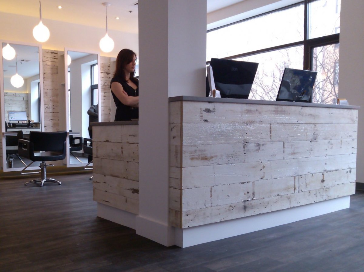 Ресепшн в стиле лофт