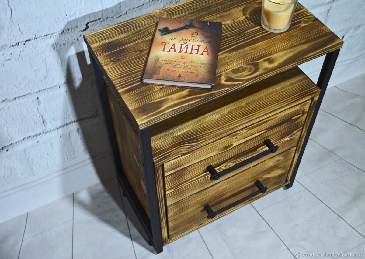 Тумба 400х400 лофт