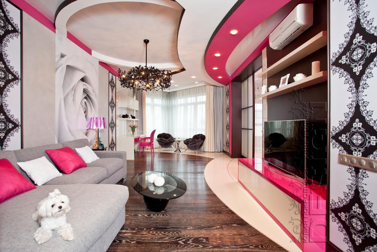 Неоклассика гостиная 52квадра