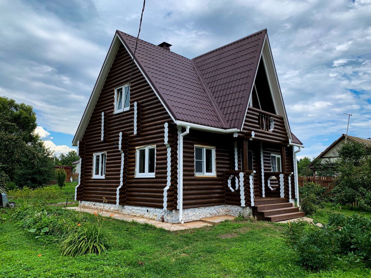 Цвета деревянных домов