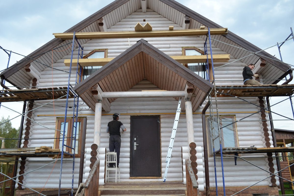 Цвета деревянных домов