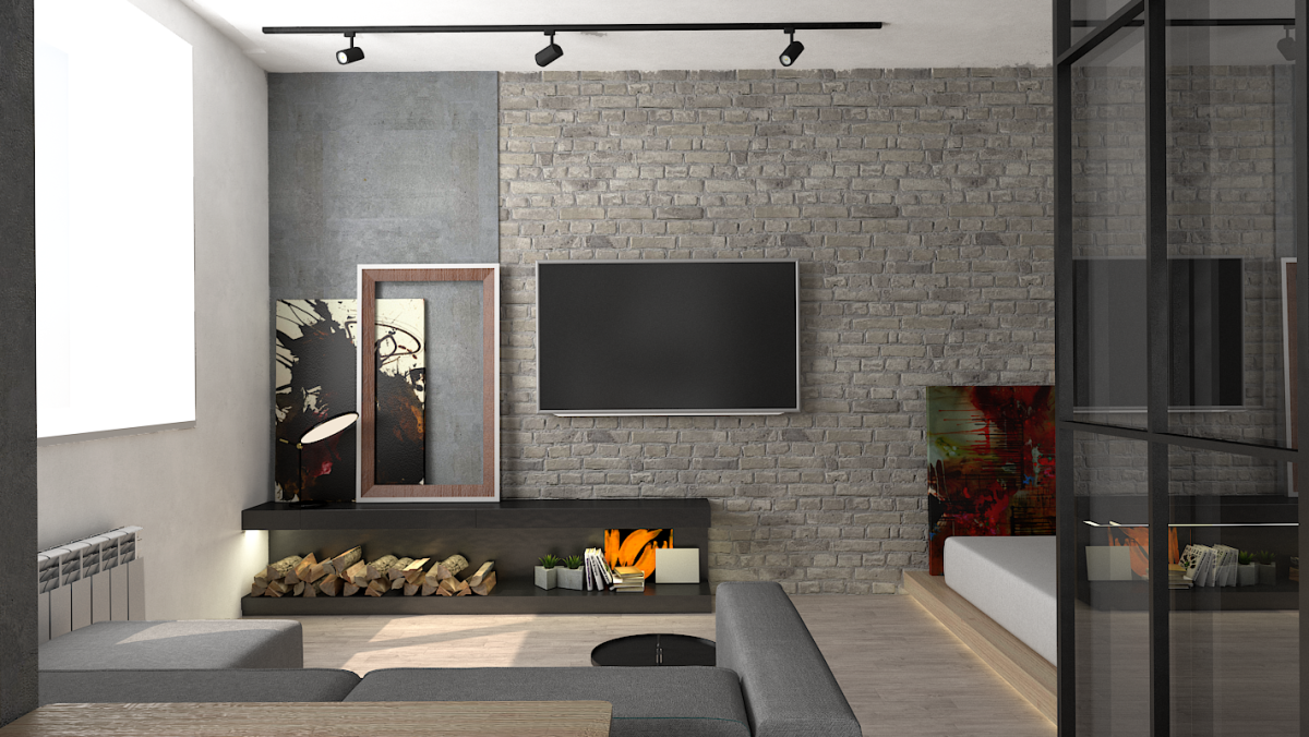 Венецианская штукатурка лофт