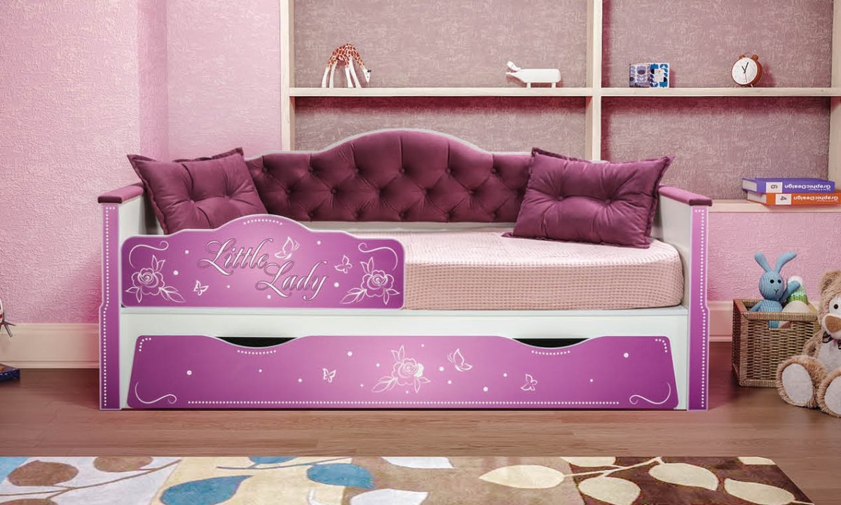 Кровать одинарная 01.34 Алиса 180