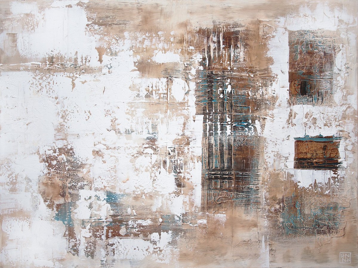 Современная Абстрактная живопись светлые