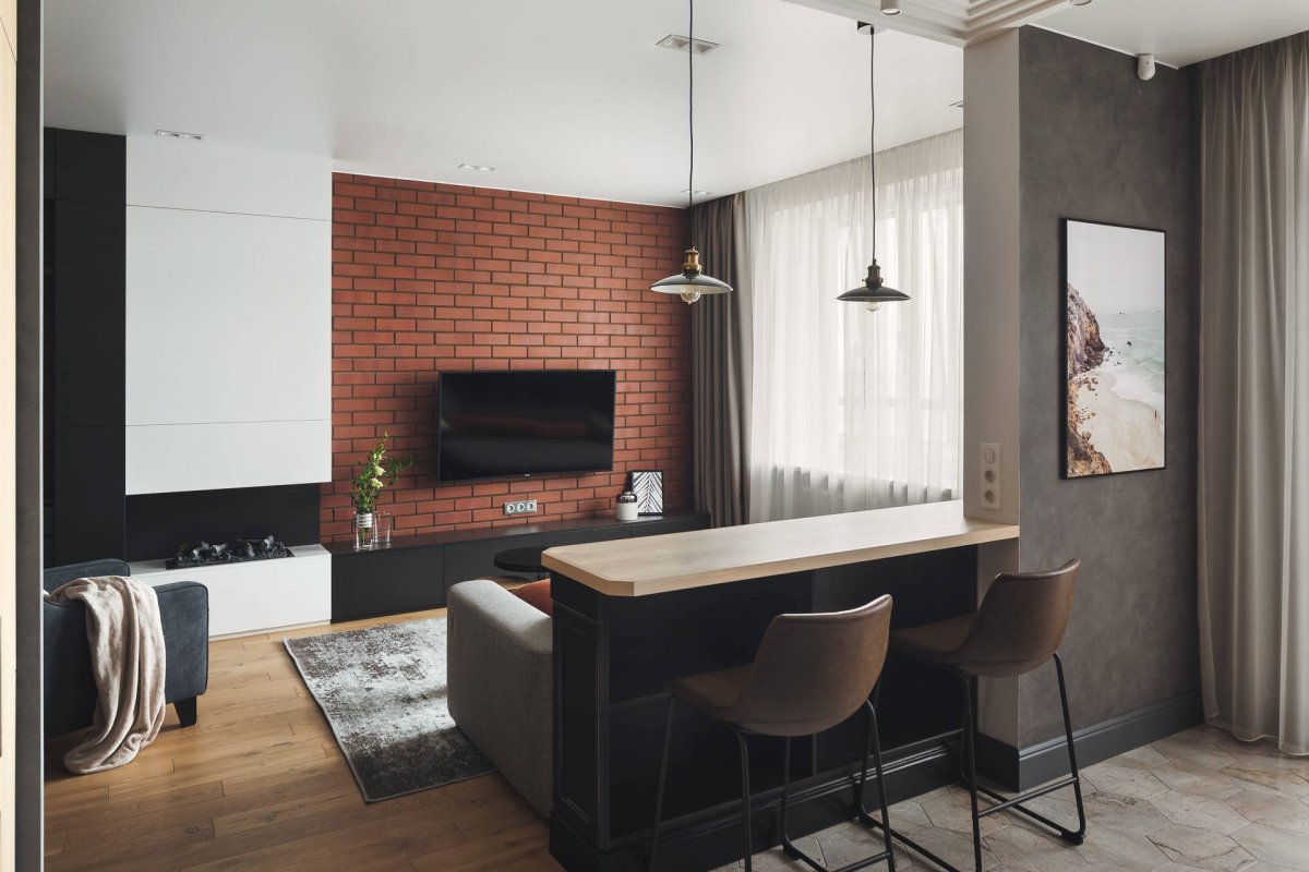 Хрущевка в стиле лофт