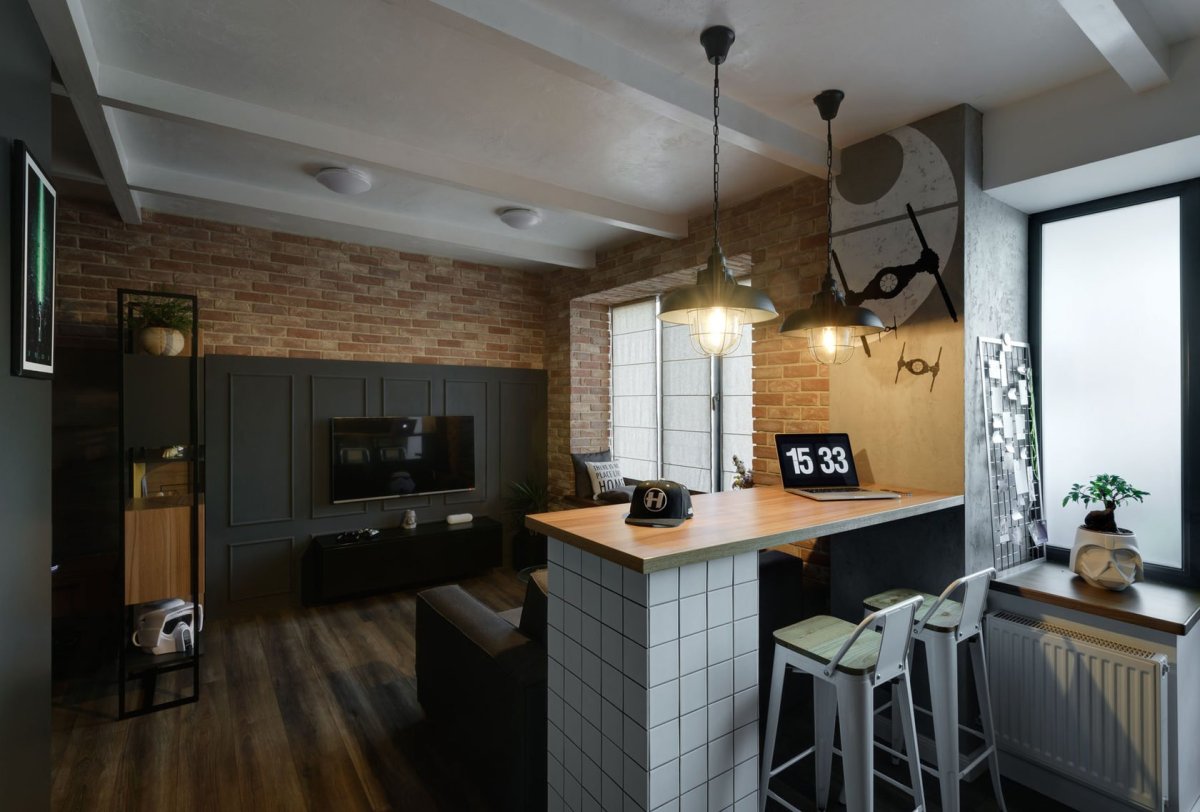 Лофт студия 30 кв.м