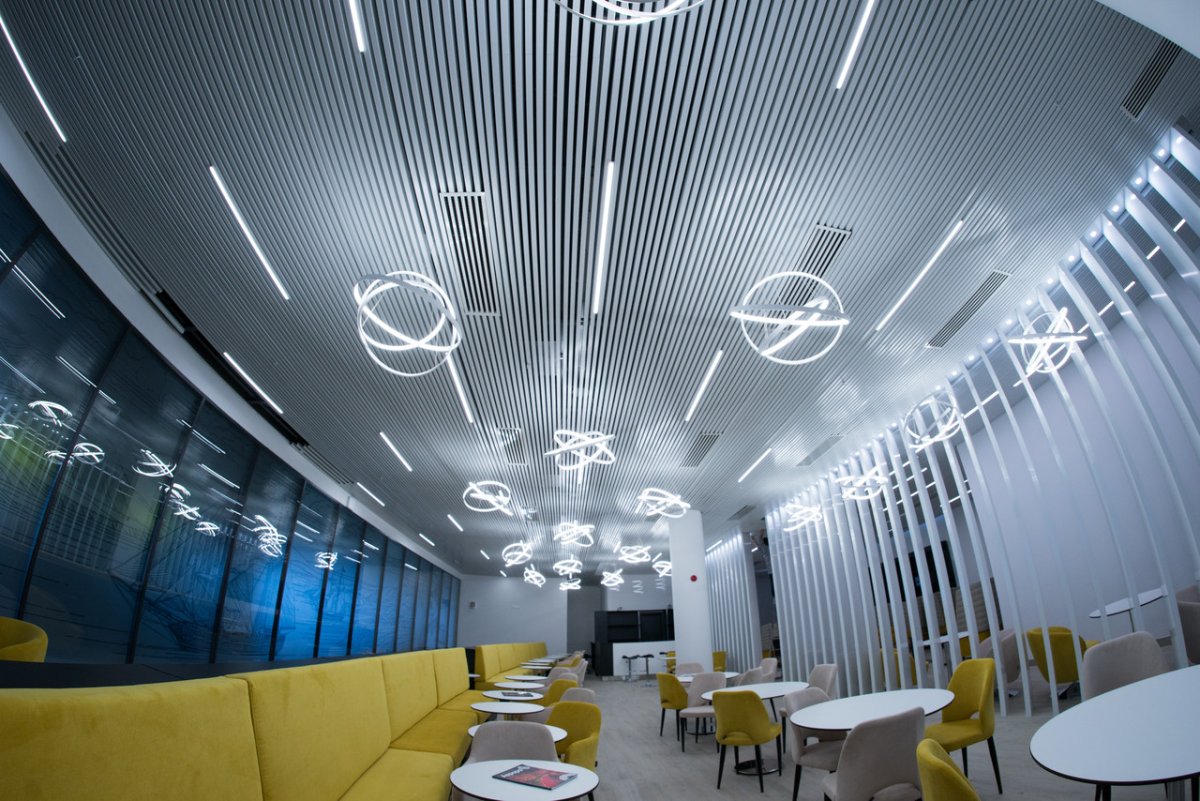 C led 360 4000k на реечный потолок