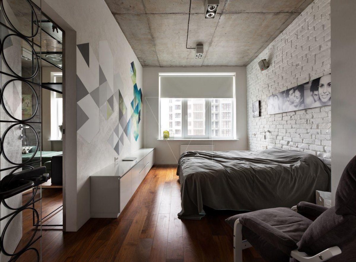 Двухкомнатная хрущевка лофт