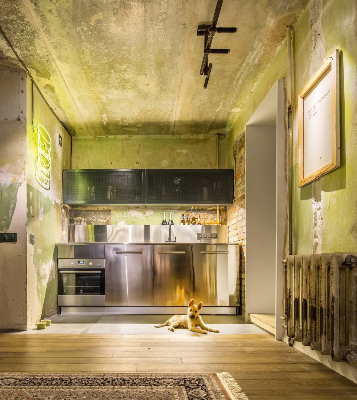 Квартира в панельном доме в стиле лофт