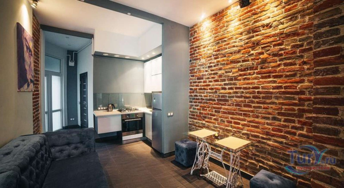 Хрущевка лофт кирпич