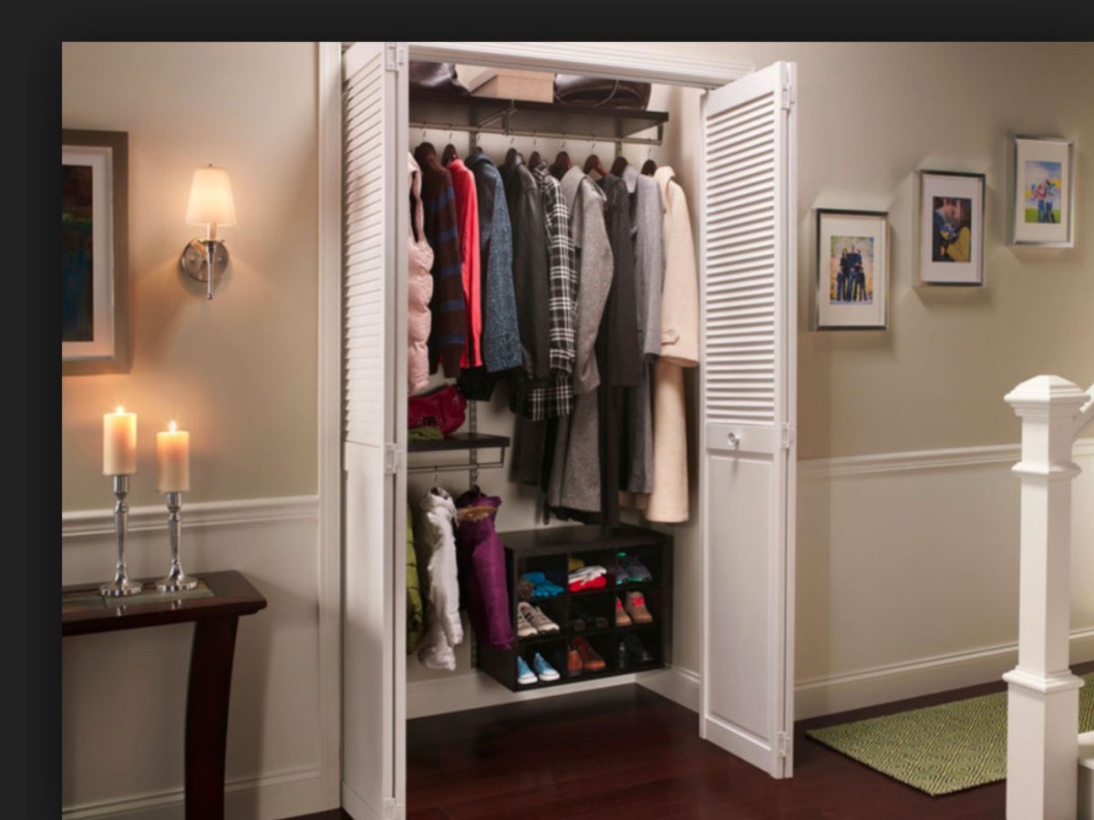 Гостиная с гардеробной