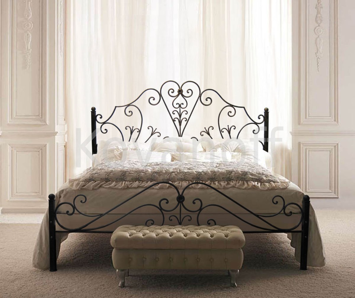 Кованые кровати Аквилон